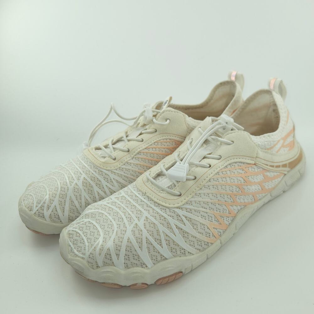 Hike Footwear HF Lorax Pro Women's Size 8.5 EU 39 Barefoot Shoes White Beige